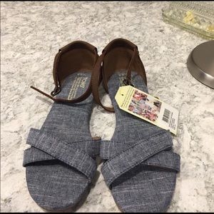 Women's TOMS chambray sandals